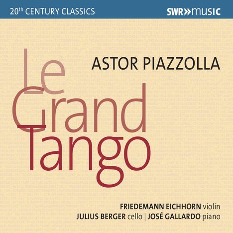 Astor Piazzolla (1921-1992): Die 4 Jahreszeiten für Violine,Cello &amp; Klavier, CD