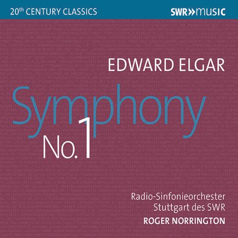 Edward Elgar (1857-1934): Symphonie Nr. 1, CD