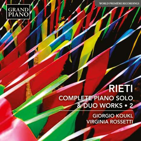 Vittorio Rieti (1898-1994): Klavierwerke &amp; Werke für 2 Klaviere Vol.2, CD