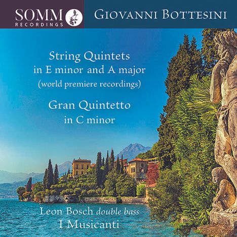 Giovanni Bottesini (1821-1889): Streichquintette Nr.1-3, CD