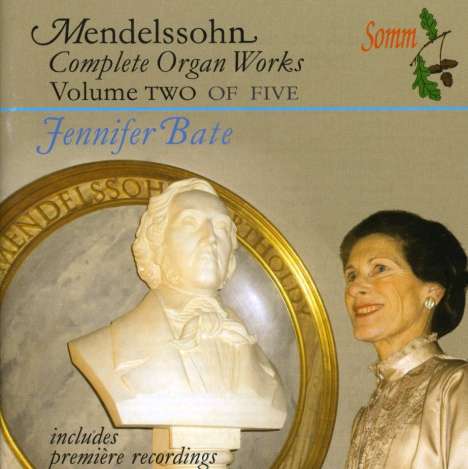 Felix Mendelssohn Bartholdy (1809-1847): Orgelwerke Vol.2, CD