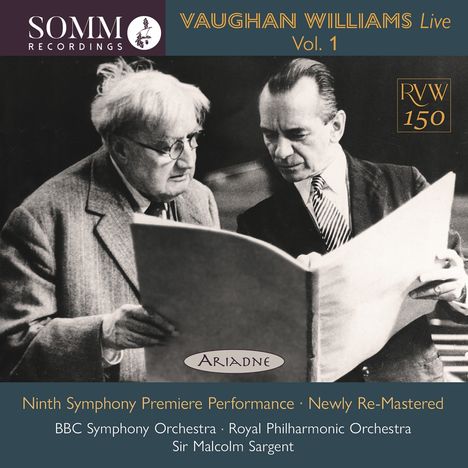 Ralph Vaughan Williams (1872-1958): Vaughan Williams Live Vol.1, CD