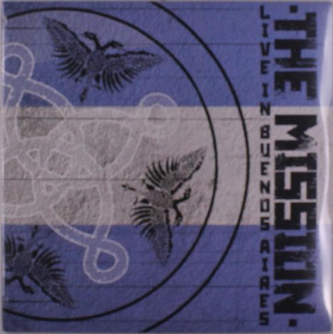 The Mission: Live In Buenos Aires (White &amp; Blue Vinyl), 2 LPs