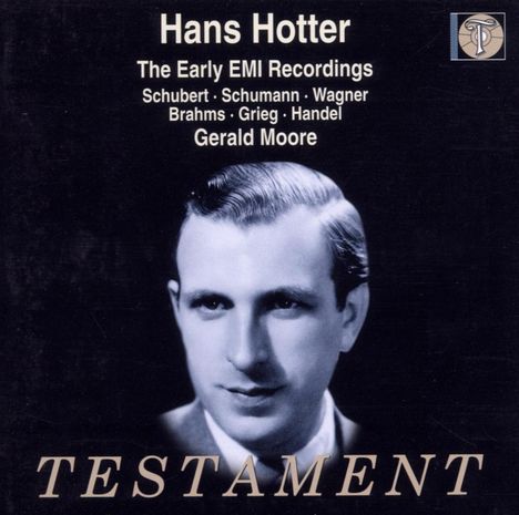 Hans Hotter - The Early EMI Recordings, CD