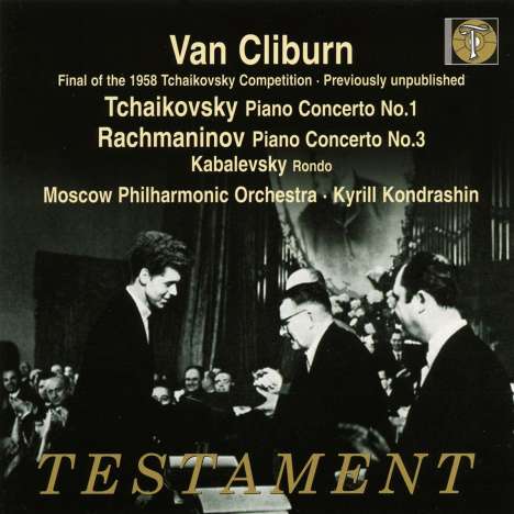 Van Cliburn - Final of the 1958 Tschaikowsky Competition, CD