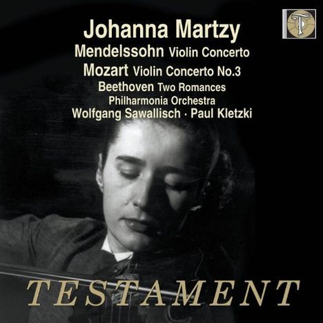 Johanna Martzy spielt Violinkonzerte, CD