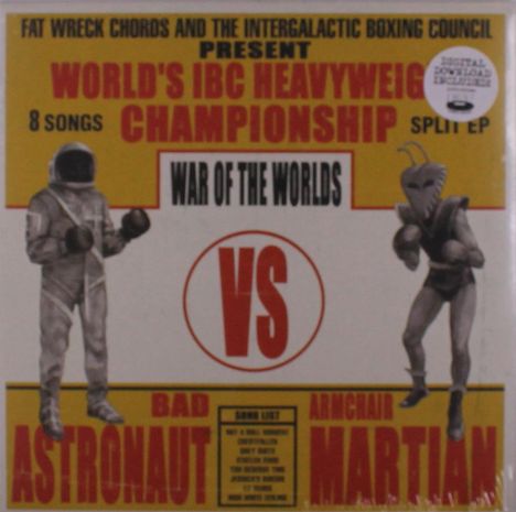 Bad Astronaut Vs Armchair Martian: War Of The Worlds, LP