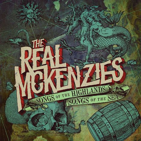 The Real McKenzies: Songs Of The Highlands, Songs Of The Sea (Transparent Red Vinyl), LP