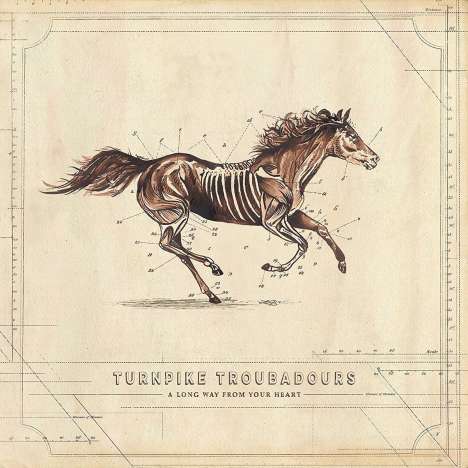 Turnpike Troubadours: A Long Way From Your Heart (Clear Vinyl) (45 RPM), 2 LPs
