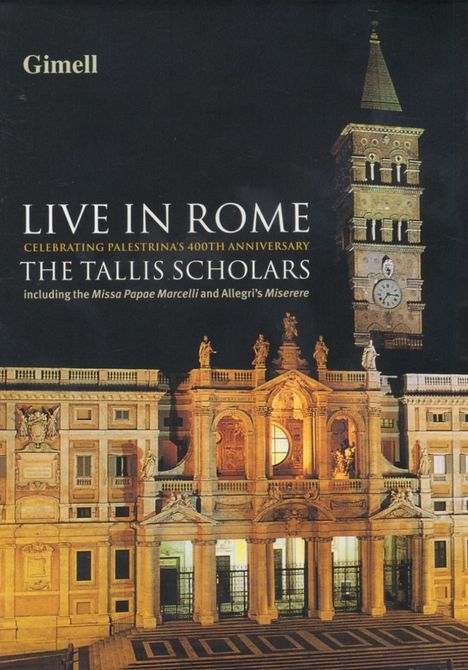 The Tallis Scholars - Live in Rome, DVD