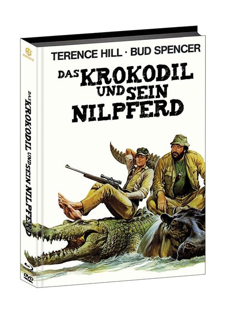 Das Krokodil und sein Nilpferd (Blu-ray &amp; DVD im wattierten Mediabook), 1 Blu-ray Disc und 1 DVD