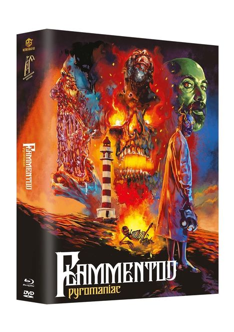 Flammentod (Blu-ray &amp; DVD im Mediabook), 1 Blu-ray Disc und 1 DVD