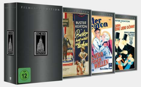 Buster Keaton Filmclub Edition, 3 DVDs