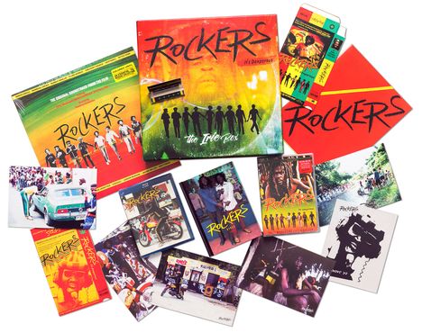 Rockers: It's Dangerous (The Irie Box) (Dreifarbiges Vinyl), 1 LP, 1 DVD, 1 Blu-ray Disc und 1 Buch
