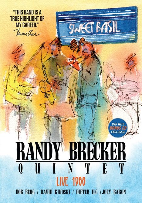 Randy Brecker (geb. 1945): Quintet: Live At Sweet Basil 1988, 1 CD und 1 DVD