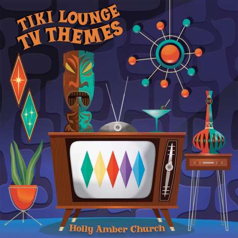 Holly Amber Church: Tiki Lounge TV Themes (Limited Edition) (Red Vinyl), LP