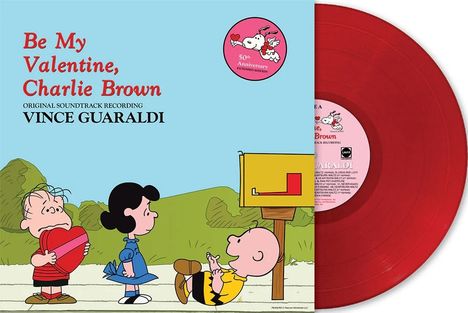 Vince Guaraldi (1928-1976): Be My Valentine, Charlie Brown (50th Anniversary) (Extended Edition) (Heartburn Red Vinyl), LP