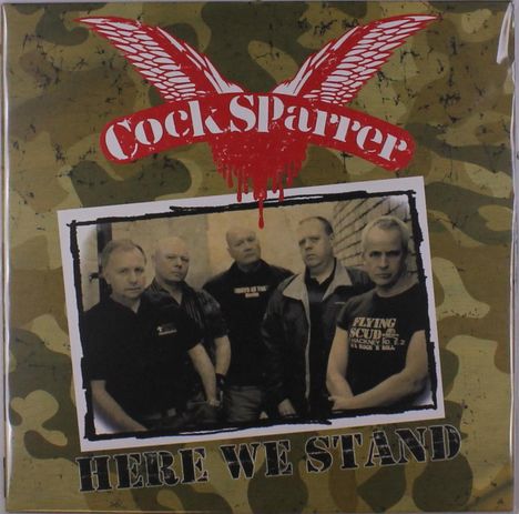 Cock Sparrer: Here We Stand (Smoke Clear W/ Black Splatter Vinyl), LP