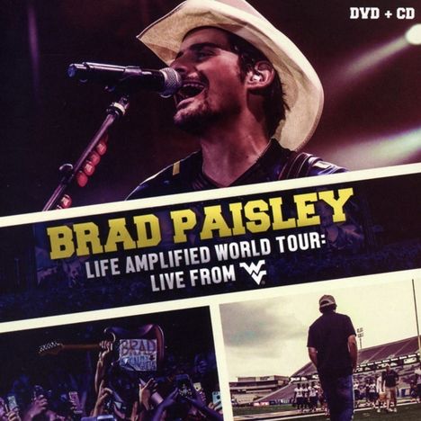 Brad Paisley: Life Amplified World Tour: Live From WVU, 1 CD und 1 DVD