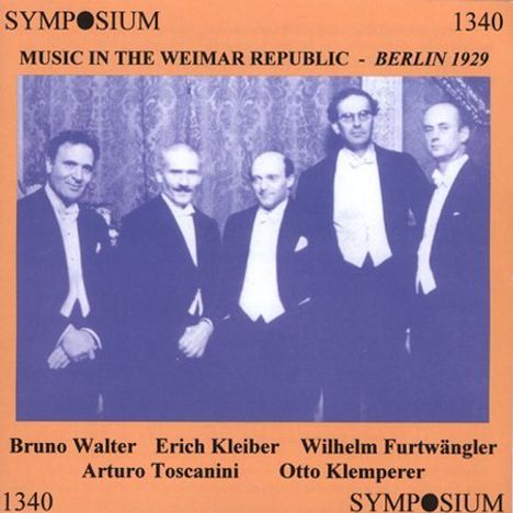 Musik in der Weimarer Republik - Berlin 1929, CD