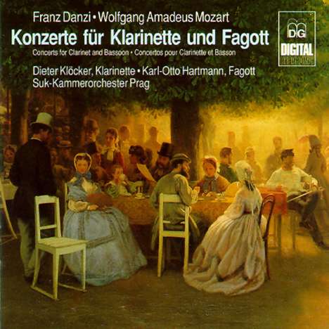 Franz Danzi (1763-1826): Sinfonia concertante für Klarinette &amp; Fagott in B, CD
