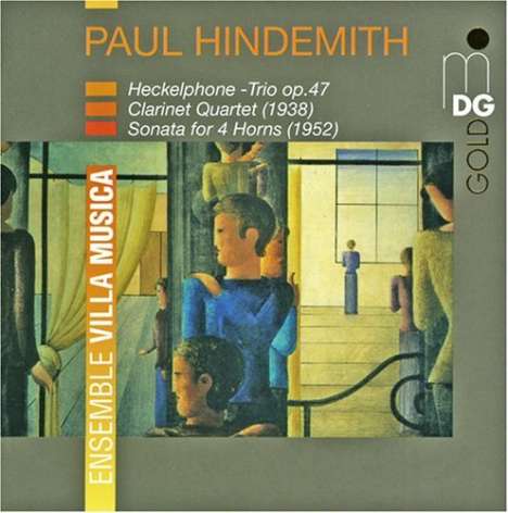 Paul Hindemith (1895-1963): Quartett für Klarinette,Violine,Cello,Klavier, CD