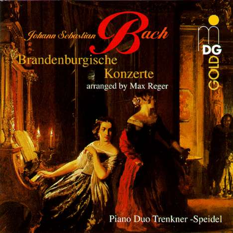 Johann Sebastian Bach (1685-1750): Brandenburgische Konzerte Nr.1-6 für Klavier 4-händig, 2 CDs
