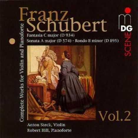 Franz Schubert (1797-1828): Sämtliche Werke für Violine &amp; Klavier Vol.2, CD