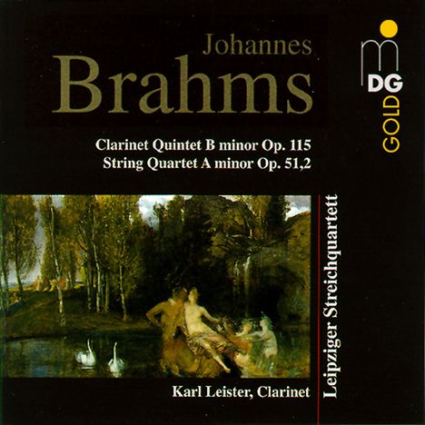 Johannes Brahms (1833-1897): Klarinettenquintett op.115, CD