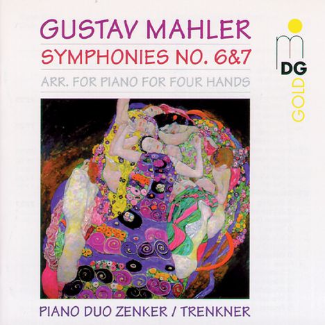 Gustav Mahler (1860-1911): Symphonien Nr.6 &amp; 7 für Klavier 4-händig, 2 CDs