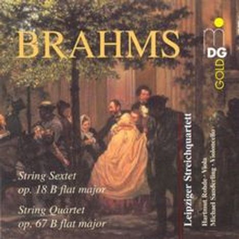 Johannes Brahms (1833-1897): Streichsextett Nr.1 op.18, CD