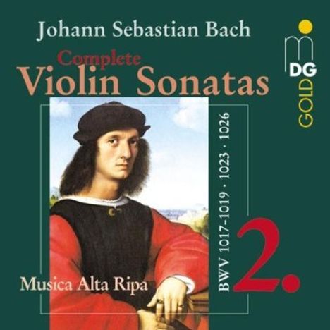 Johann Sebastian Bach (1685-1750): Sämtliche Violinsonaten Vol.2, CD