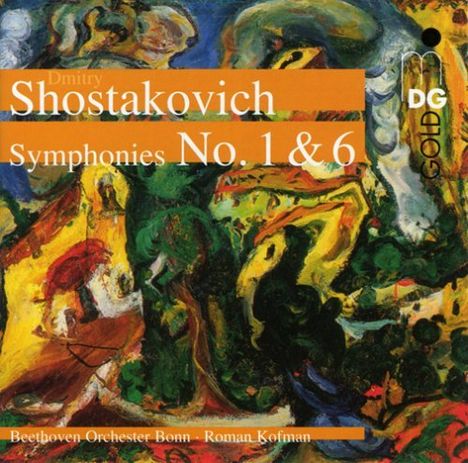 Dmitri Schostakowitsch (1906-1975): Symphonien Nr.1 & 6, CD