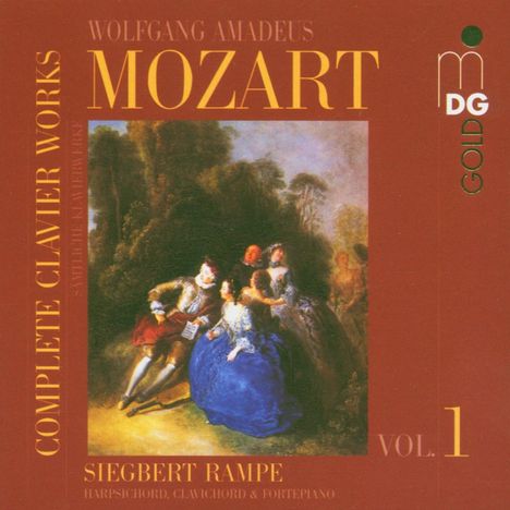 Wolfgang Amadeus Mozart (1756-1791): Sämtliche Klavierwerke Vol.1, CD