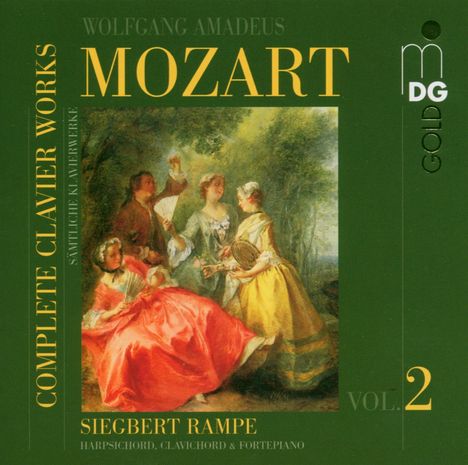 Wolfgang Amadeus Mozart (1756-1791): Sämtliche Klavierwerke Vol.2, CD
