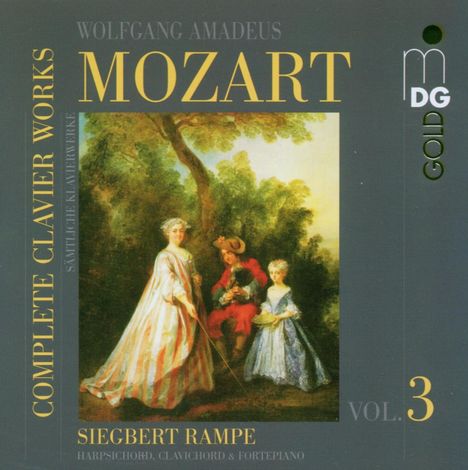 Wolfgang Amadeus Mozart (1756-1791): Sämtliche Klavierwerke Vol.3, CD