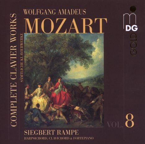 Wolfgang Amadeus Mozart (1756-1791): Sämtliche Klavierwerke Vol.8, CD