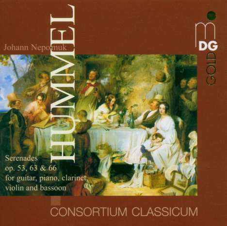 Johann Nepomuk Hummel (1778-1837): Serenaden Nr.1 &amp; 2 (opp.63 &amp; 66), CD
