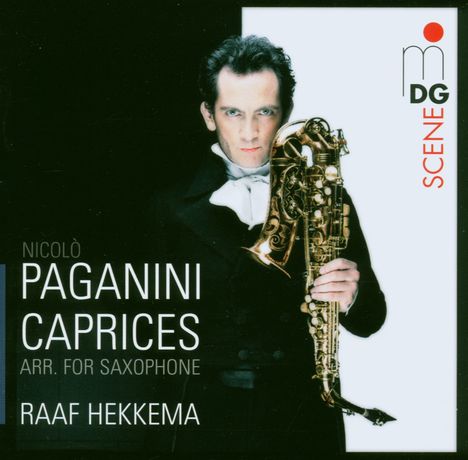 Niccolo Paganini (1782-1840): Capricen op.1 Nr.1-24 für Saxophon, CD
