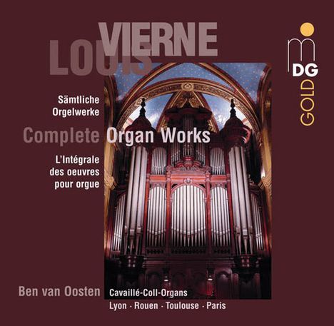 Louis Vierne (1870-1937): Sämtliche Orgelwerke, 9 CDs