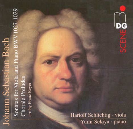 Johann Sebastian Bach (1685-1750): Cellosonaten BWV 1027-1029 (arr.für Viola), Super Audio CD