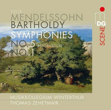 Felix Mendelssohn Bartholdy (1809-1847): Symphonien Nr.1 &amp; 5, Super Audio CD