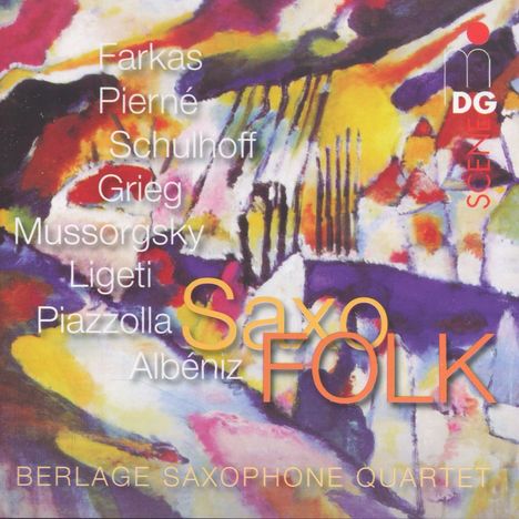 Berlage Saxophone Quartet - SaxoFOLK, Super Audio CD