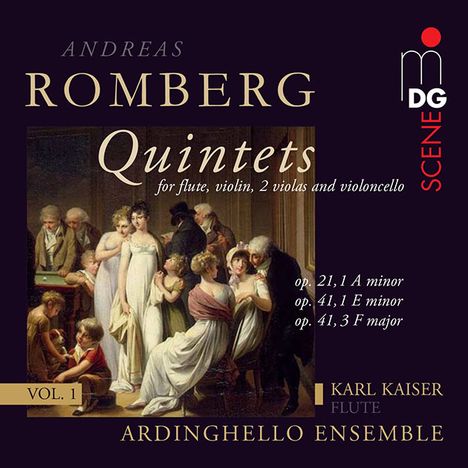 Andreas Romberg (1767-1821): Flötenquintette Vol.1, CD