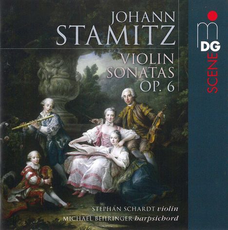 Johann Stamitz (1717-1757): Violinsonaten op.6 Nr.1-6, Super Audio CD