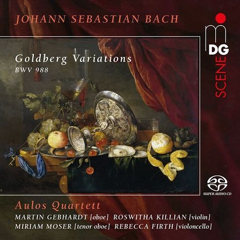 Johann Sebastian Bach (1685-1750): Goldberg-Variationen BWV 988 für 2 Oboen, Violine &amp; Cello, Super Audio CD