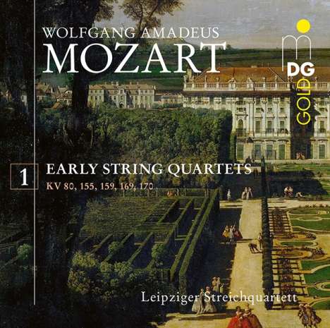 Wolfgang Amadeus Mozart (1756-1791): Frühe Streichquartette Vol.1, CD