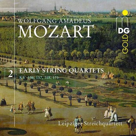 Wolfgang Amadeus Mozart (1756-1791): Frühe Streichquartette Vol.2, CD