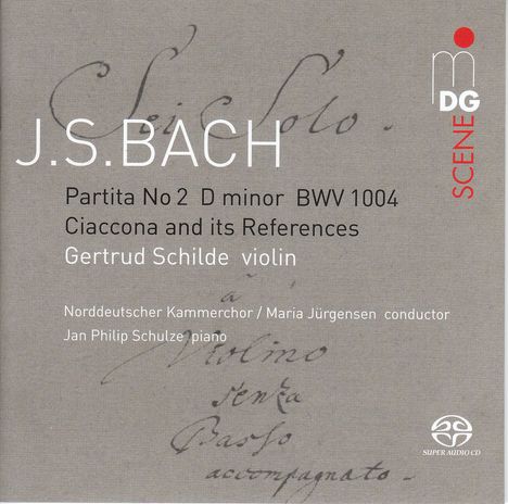 Johann Sebastian Bach (1685-1750): Partita für Violine BWV 1004, Super Audio CD