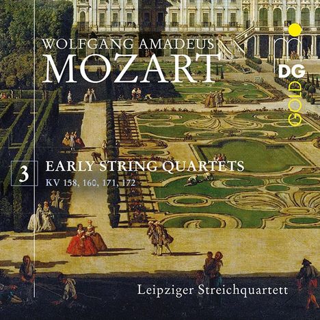 Wolfgang Amadeus Mozart (1756-1791): Frühe Streichquartette Vol.3, CD